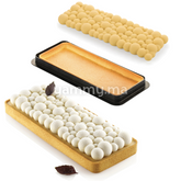 Kit Moule Silicone 1 Tarte Rectangle 265mm Bubble - Silikomart